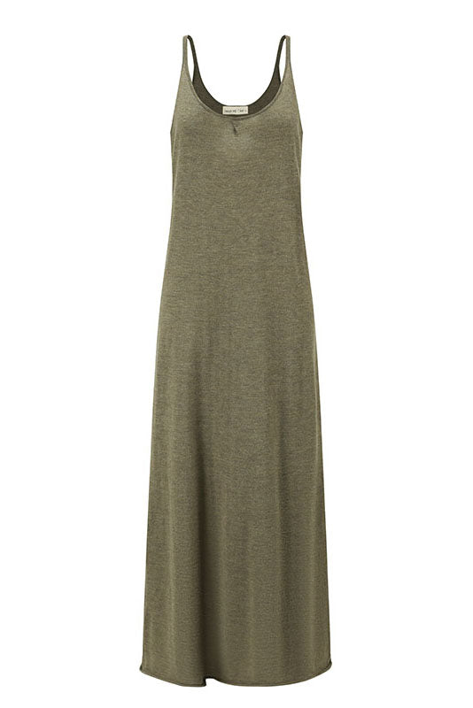 SWAYING 25 Early Autumn Outline Cashmere Suspender Skirt SW-SW25PF2L06C1-LV Green
